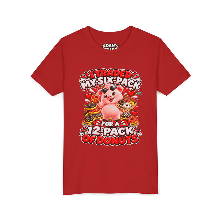Noah’s Tales™ I Traded My Six-Pack For A 12-Pack Of Donuts | Pip Girl's Bella T-Shirt