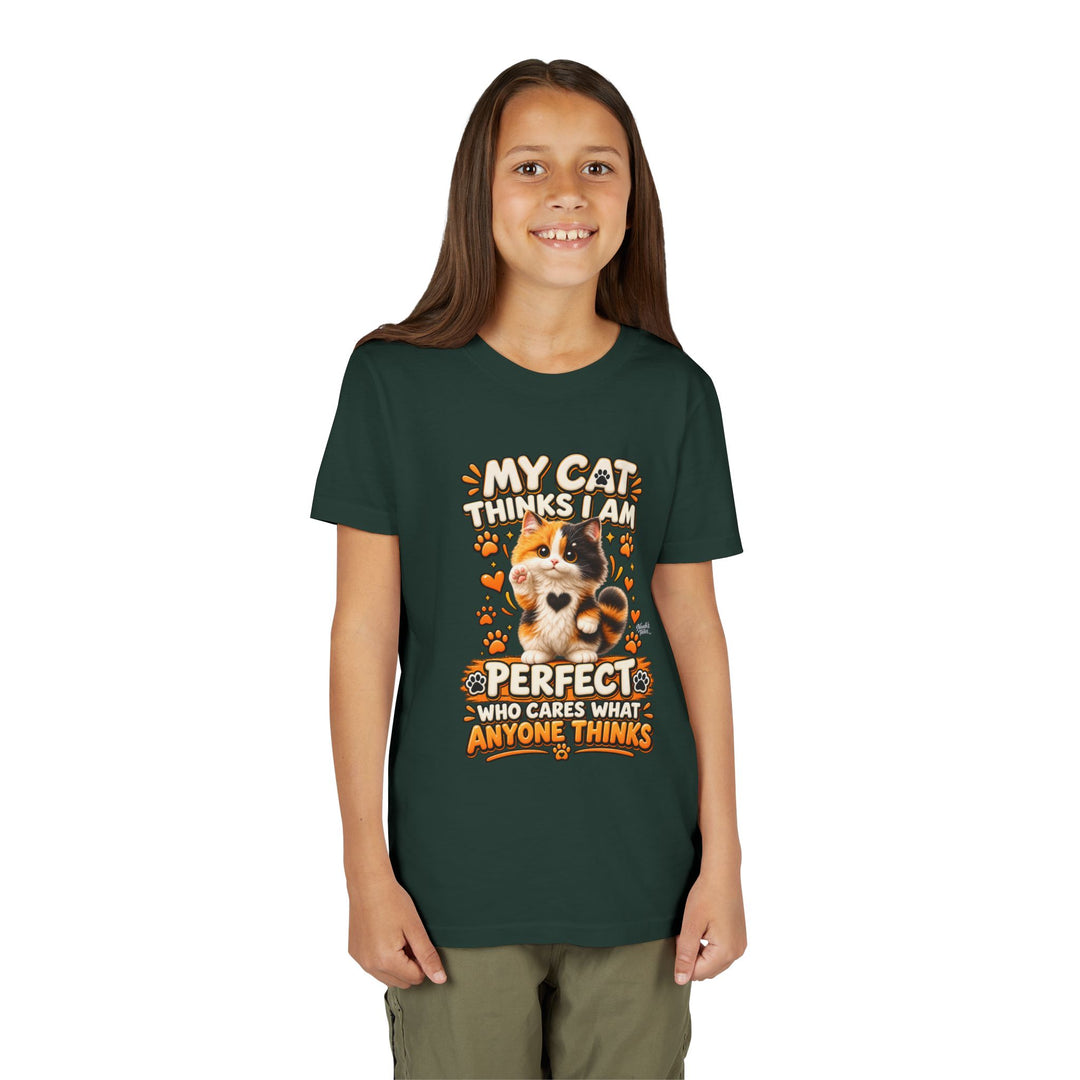 Noah’s Tales™ My Cat Thinks I Am Perfect | Tommy Girl's Bella T-Shirt