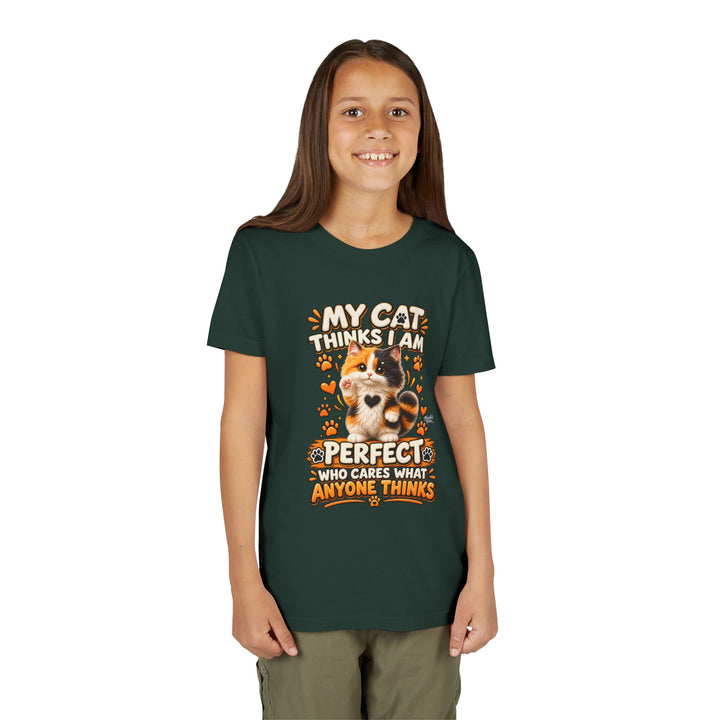 Noah’s Tales™ My Cat Thinks I Am Perfect | Tommy Girl's Bella T-Shirt