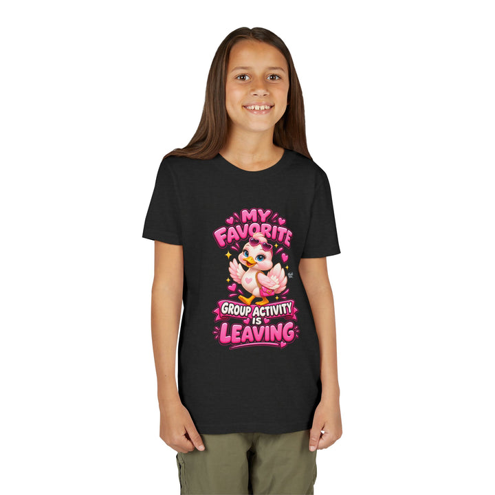 Noah’s Tales™ My Favorite Group Activity Is Leaving | Luna Girl's Bella T-Shirt