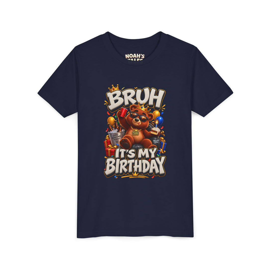 Noah’s Tales™ Bruh It’s My Birthday | Baxter Girl's Bella T-Shirt