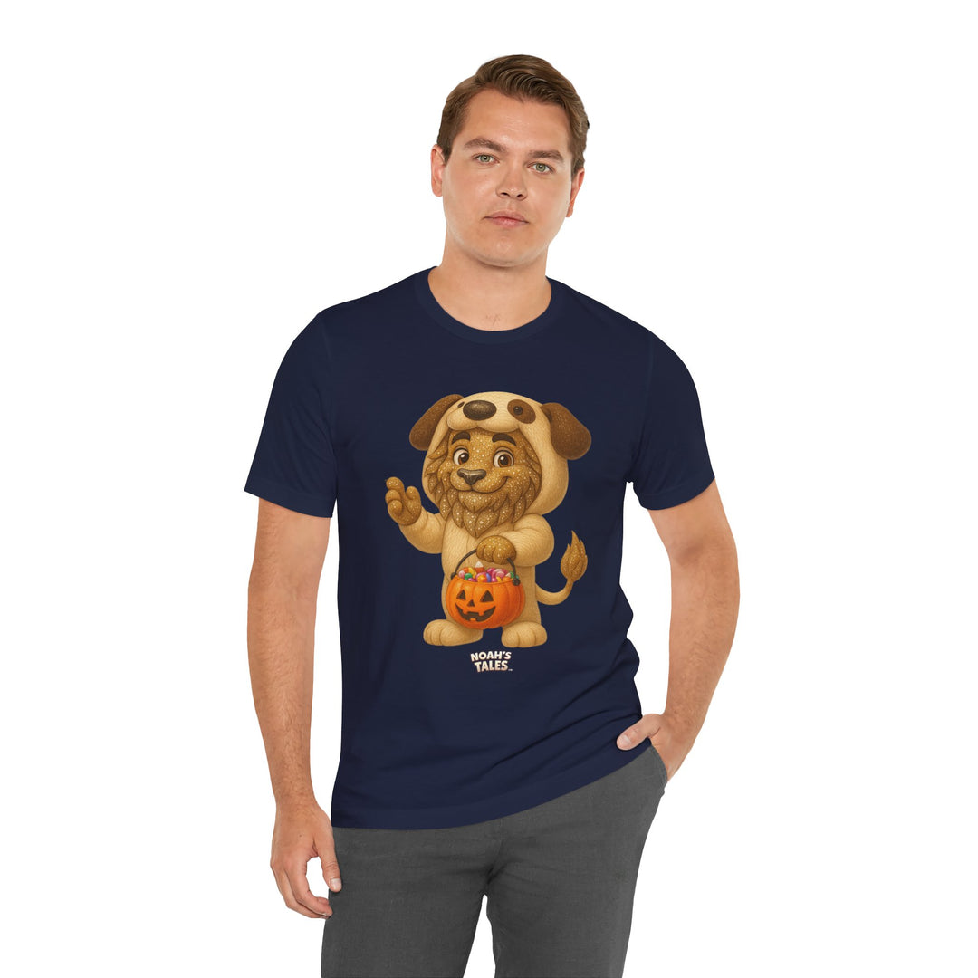 Noah’s Tales™ Halloween Leo Men's Bella T-Shirt