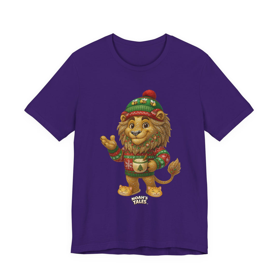 Noah’s Tales™ Christmas Leo Women's Bella T-Shirt