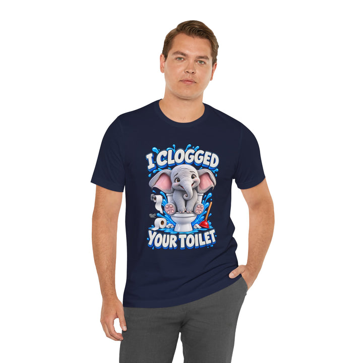 Noah’s Tales™ I Clogged Your Toilet | Ellie Belle Men's T-Shirt