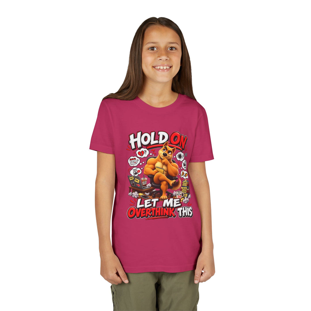Noah’s Tales™ Hold On Let Me Overthink This | Ember Girl's Bella T-Shirt