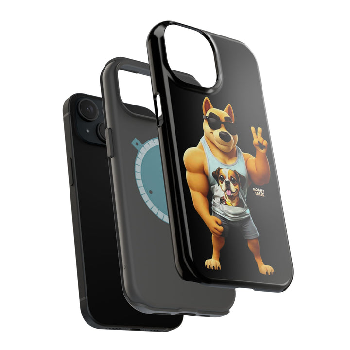 Noah’s Tales™ Ranger Magnet Phone Case Pet Lover Phone Cover Funny Phone Case Unique Gift for Dog Owners Quirky Dog Design