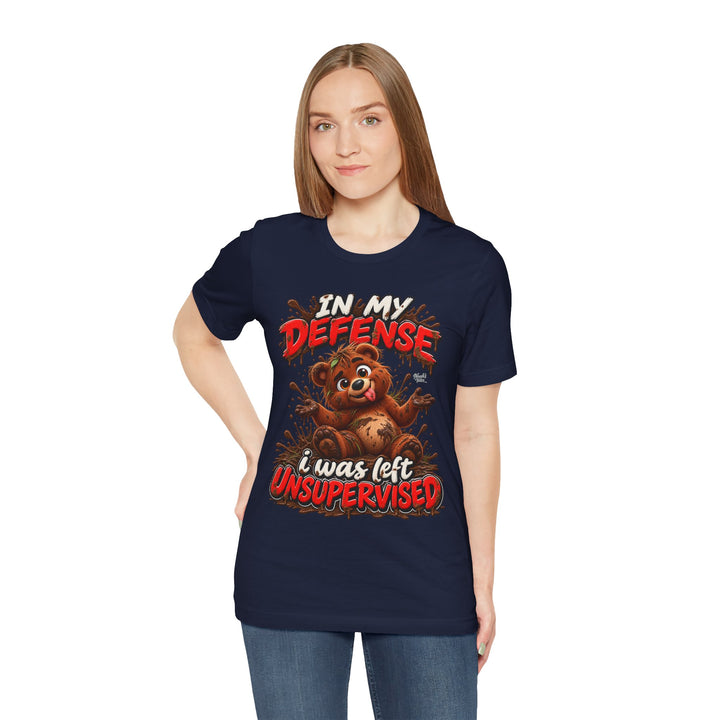 Noah’s Tales™ In My Defense I Was Left Unsupervised | Baxter Women's Bella T-Shirt