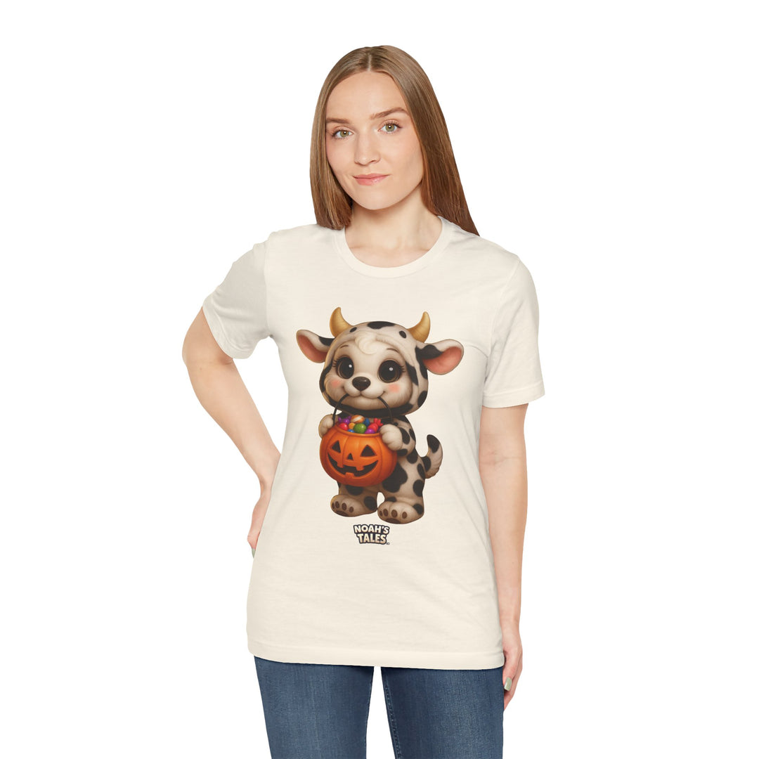 Noah’s Tales™ Cow Halloween Costume Coco Women's Bella T-Shirt