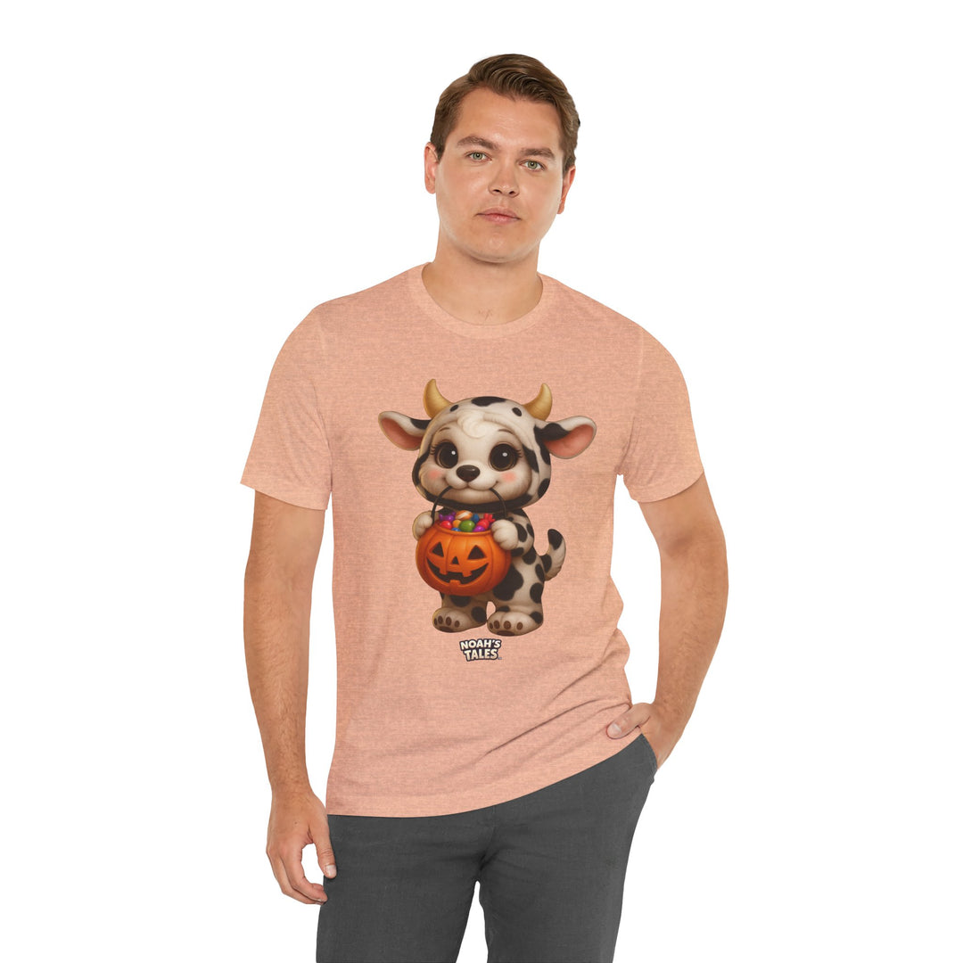 Noah’s Tales™ Cow Halloween Costume Coco Men's Bella T-Shirt
