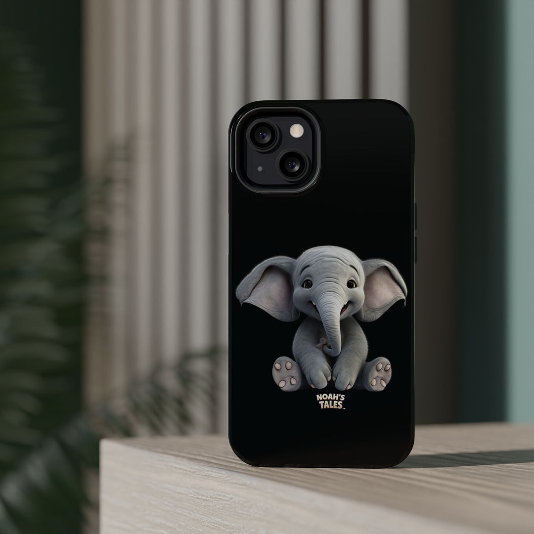 Noah’s Tales™ Noah Elephant Magnetic Tough Cases | Cute Elephant Phone Cover