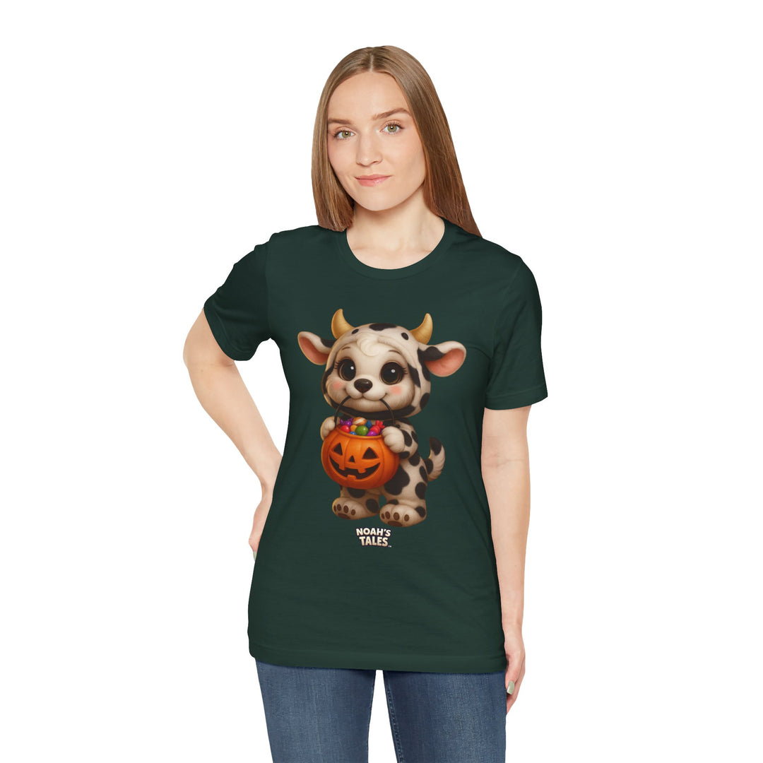 Noah’s Tales™ Cow Halloween Costume Coco Women's Bella T-Shirt