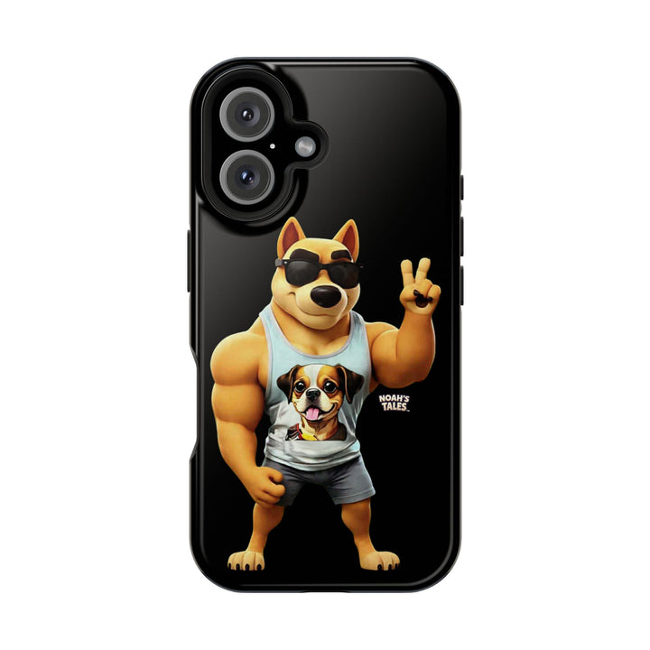 Noah’s Tales™ Ranger Magnet Phone Case Pet Lover Phone Cover Funny Phone Case Unique Gift for Dog Owners Quirky Dog Design