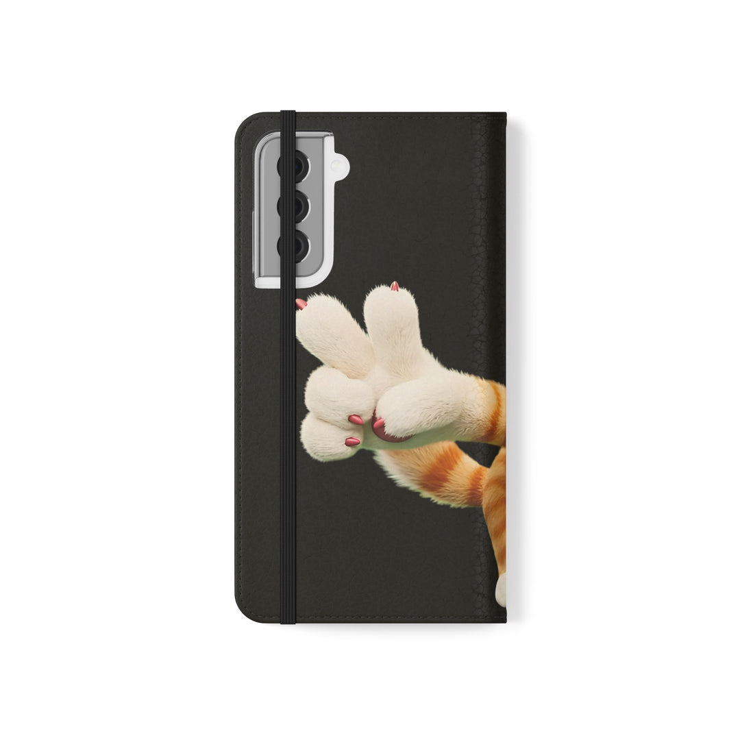 Noah’s Tales™ Tommy Flip Case Cartoon Phone Cover Pet Lover Gift Trendy Smartphone Wallet Animal Print Case