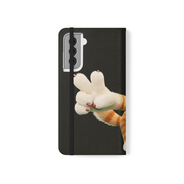 Noah’s Tales™ Tommy Flip Case Cartoon Phone Cover Pet Lover Gift Trendy Smartphone Wallet Animal Print Case