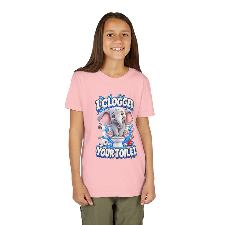 Noah’s Tales™ I Clogged Your Toilet | Ellie Belle Girl's Bella T-Shirt