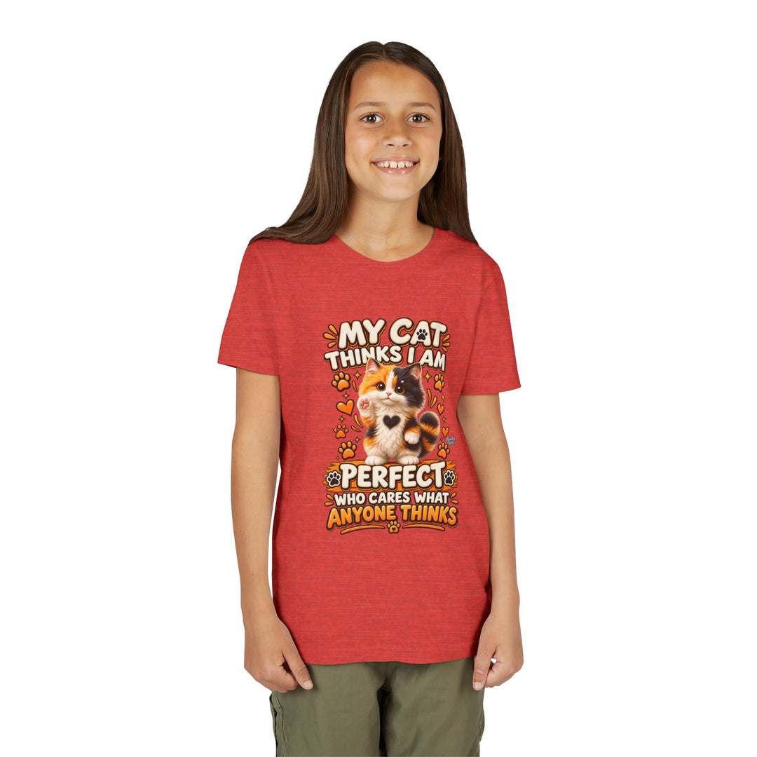 Noah’s Tales™ My Cat Thinks I Am Perfect | Tommy Girl's Bella T-Shirt