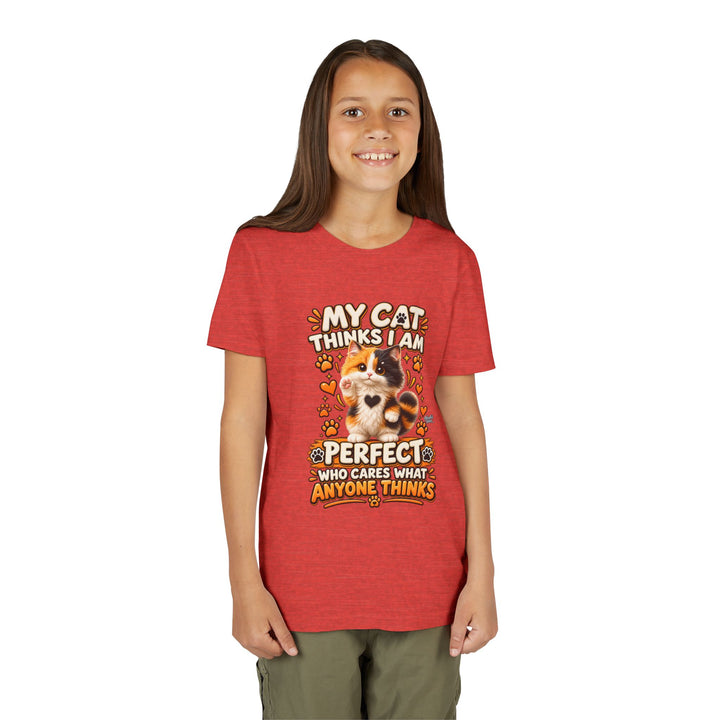 Noah’s Tales™ My Cat Thinks I Am Perfect | Tommy Girl's Bella T-Shirt