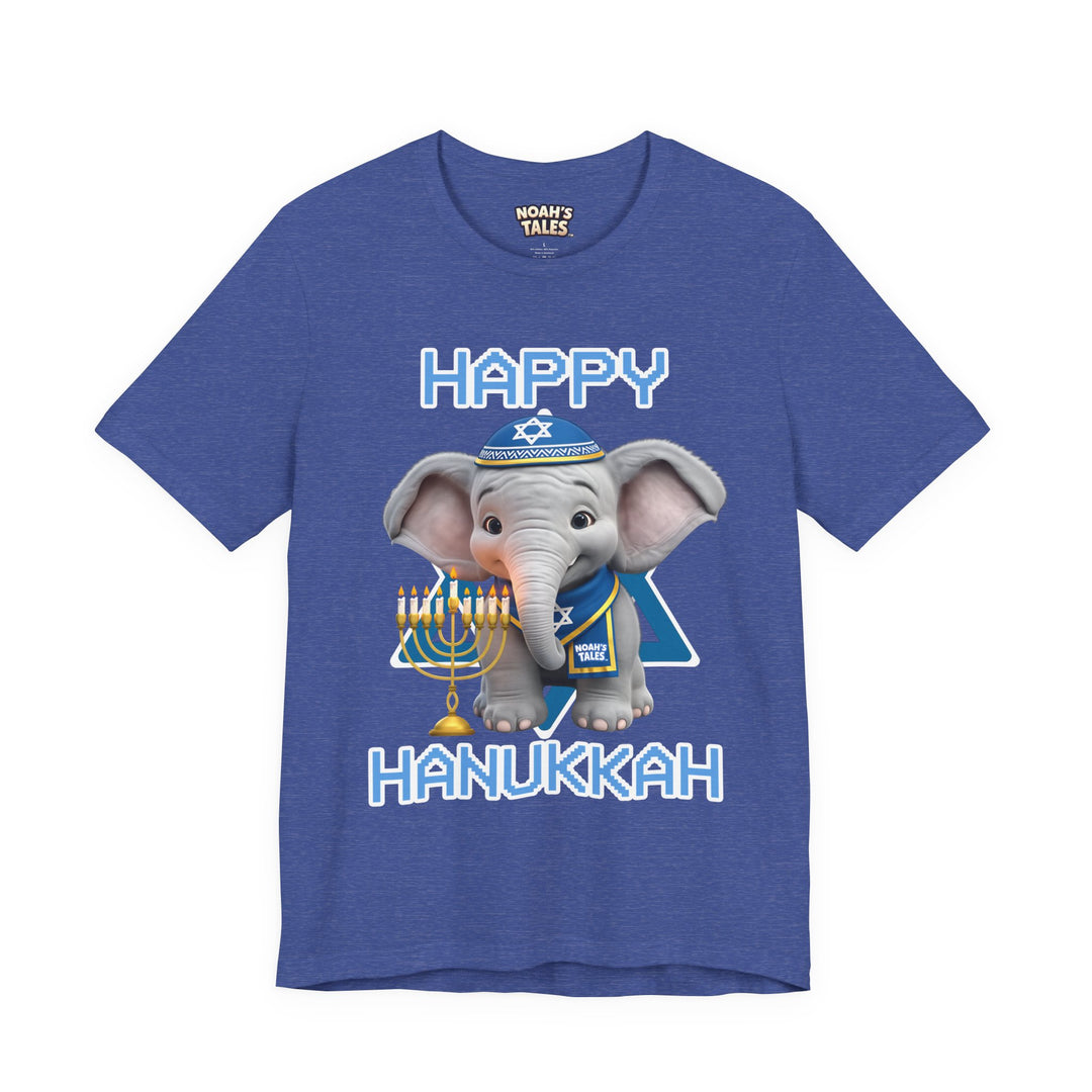 Noah’s Tales™ Happy Hanukkah Noah Women's Bella T-Shirt