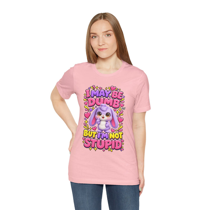 Noah’s Tales™ I May Be Dumb But I’m Not Stupid | Lilac Women's Bella T-Shirt