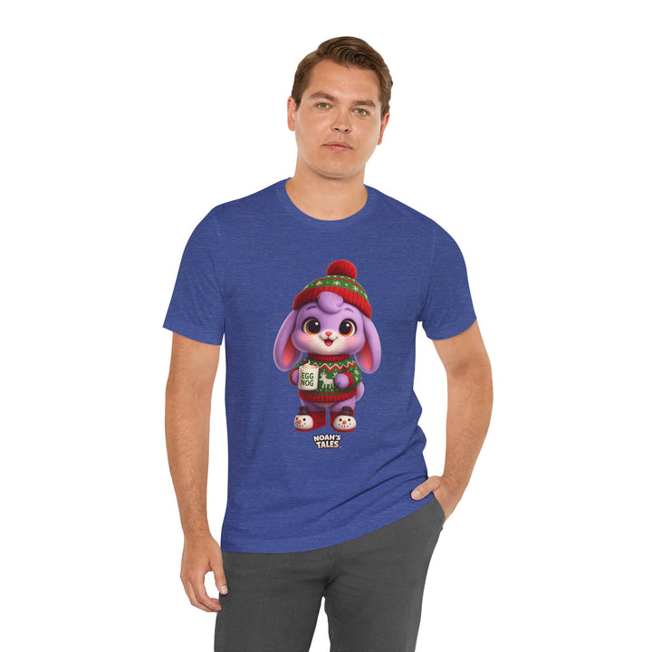 Noah’s Tales™ Christmas Lilac Men's Bella T-Shirt
