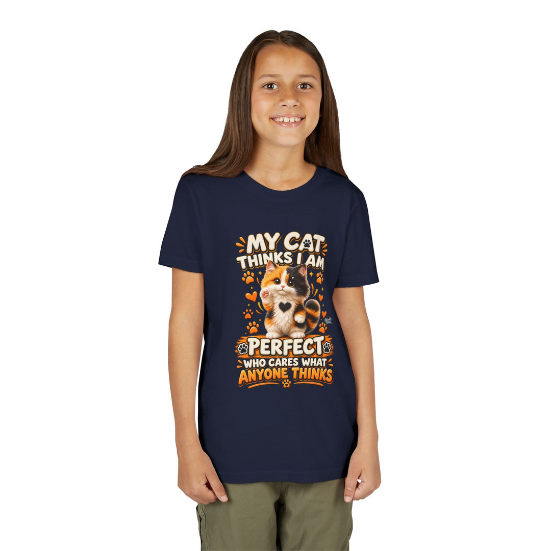 Noah’s Tales™ My Cat Thinks I Am Perfect | Tommy Girl's Bella T-Shirt