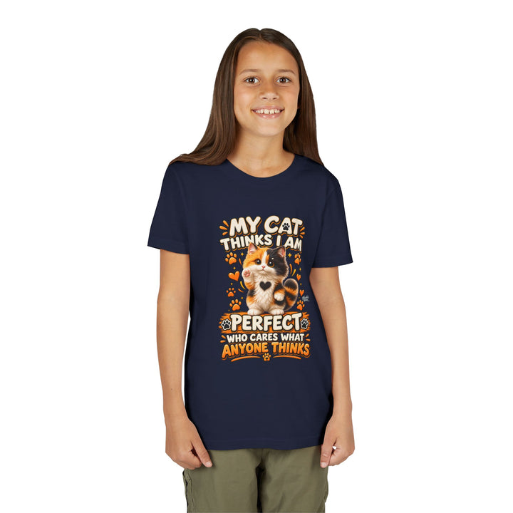 Noah’s Tales™ My Cat Thinks I Am Perfect | Tommy Girl's Bella T-Shirt