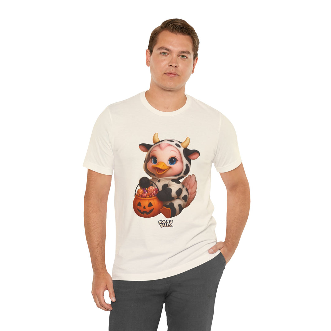 Noah’s Tales™ Cow Halloween Costume Luna Men's Bella T-Shirt