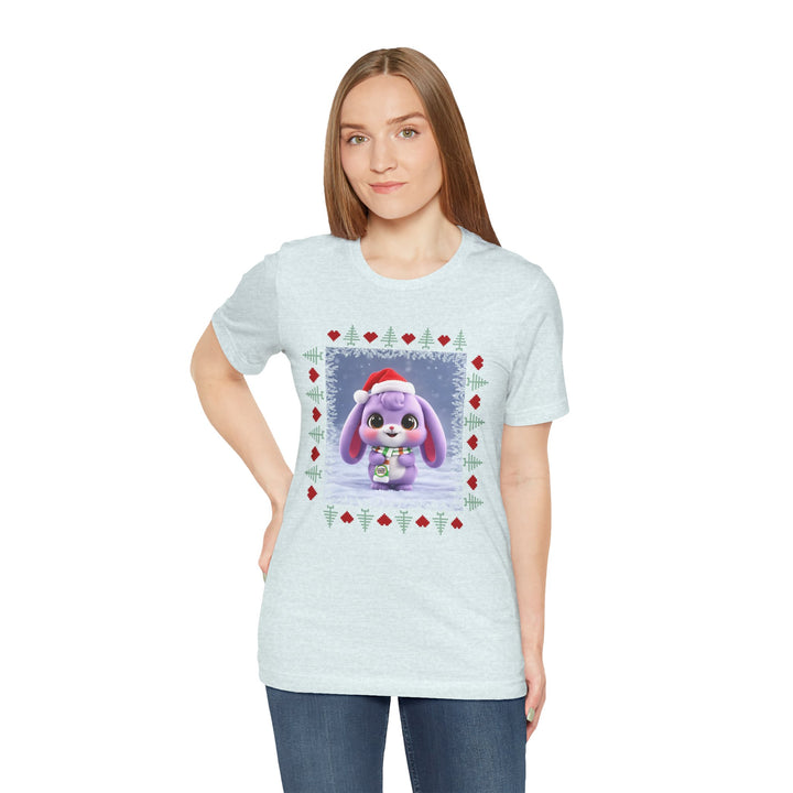 Noah’s Tales™ Lilac Christmas Women's Bella T-Shirt