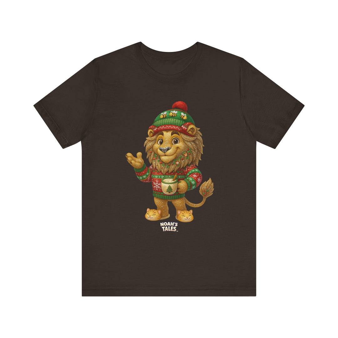 Noah’s Tales™ Christmas Leo Men's Bella T-Shirt