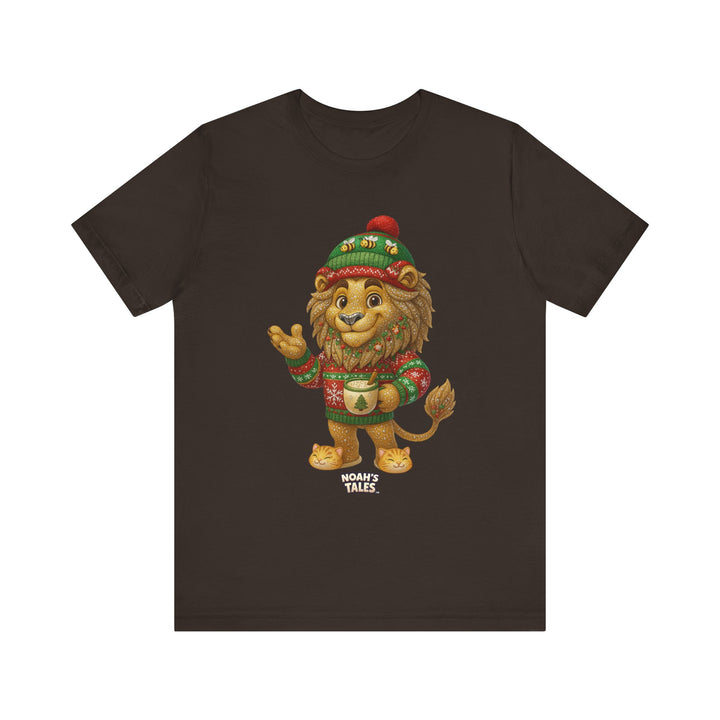 Noah’s Tales™ Christmas Leo Men's Bella T-Shirt