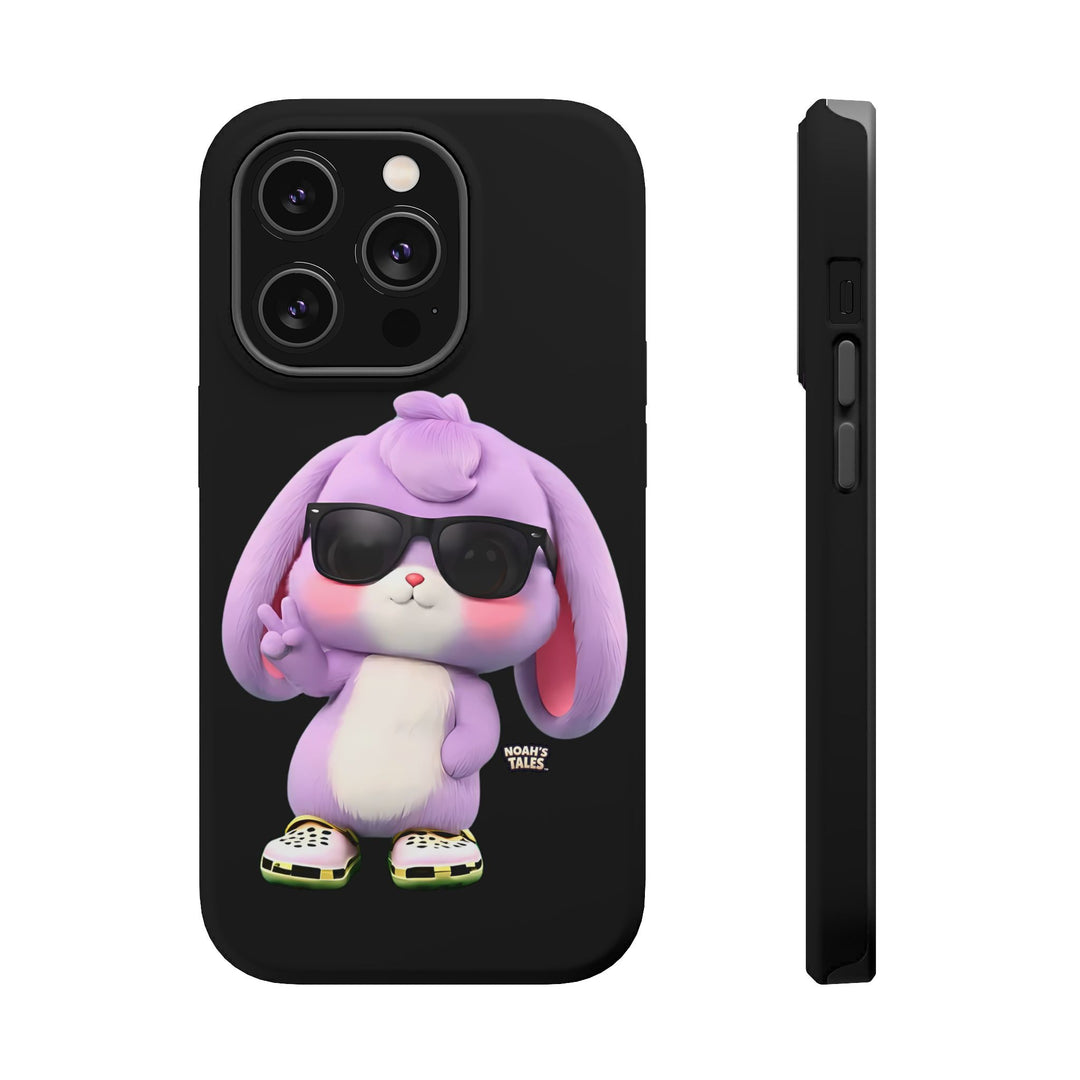 Noah’s Tales™ Lilac Phone Case Vibrant Protective cover Fun Gift for Kids and Teens Unique Cartoon Design