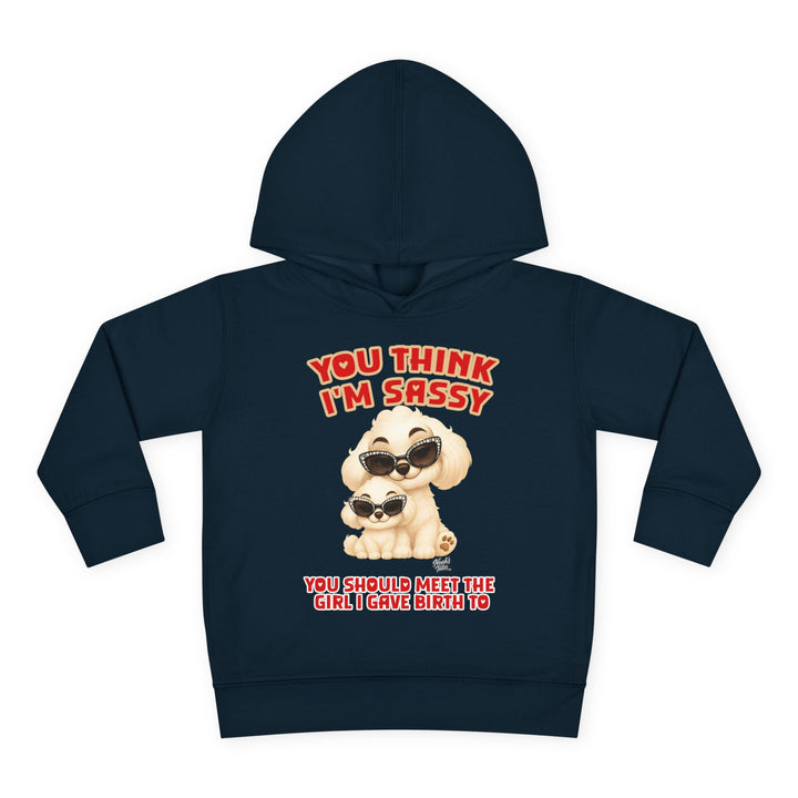 Noah’s Tales™ You Think I'm Sassy You Should Meet The Girl I Gave Birth To - Girl's Hoodie
