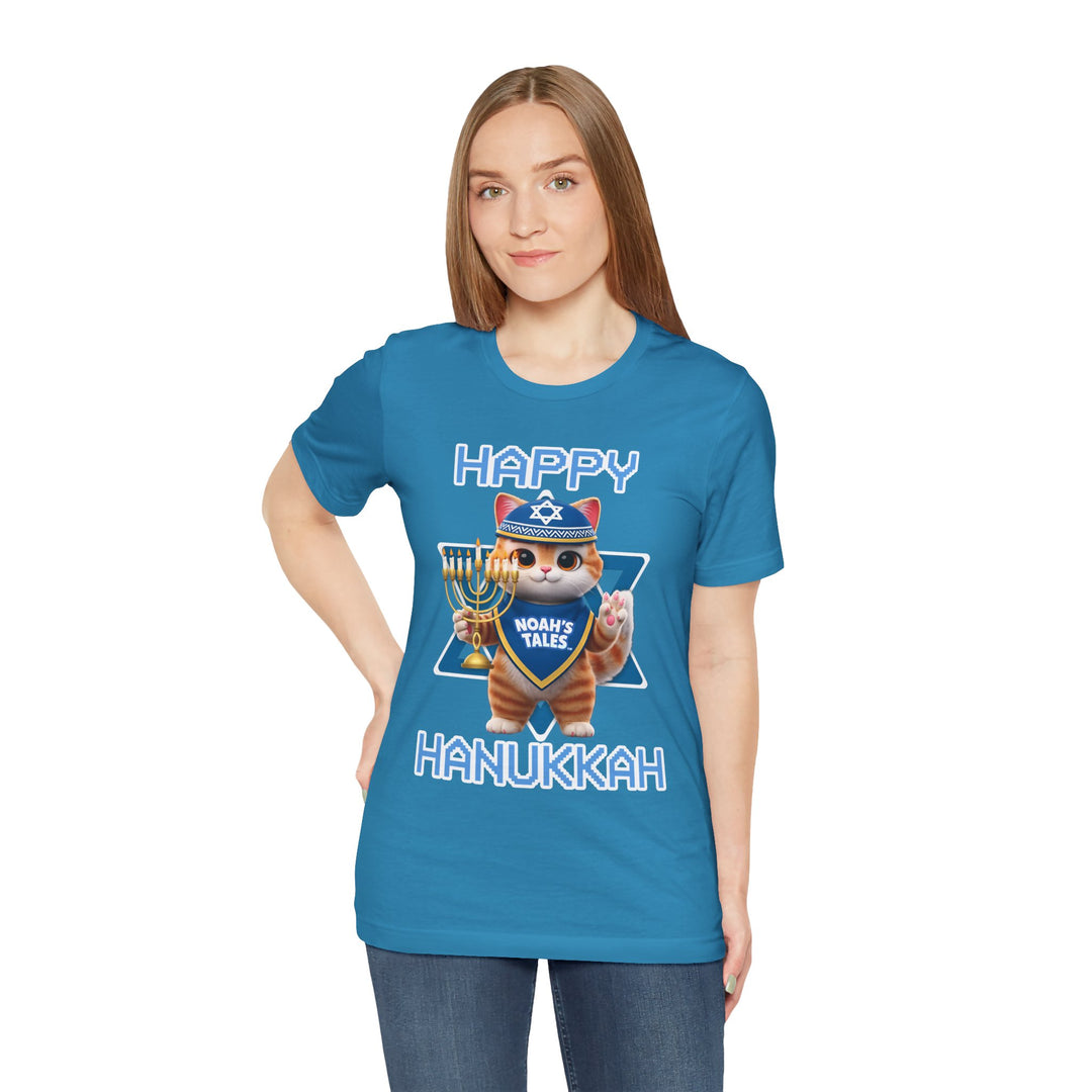 Noah’s Tales™ Happy Hanukkah Tommy Women's Bella T-Shirt