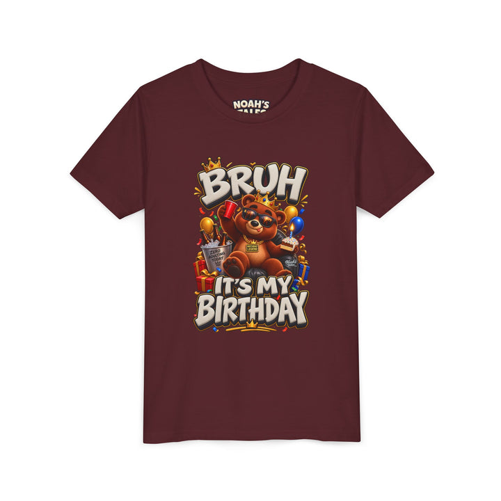 Noah’s Tales™ Bruh It’s My Birthday | Baxter Girl's Bella T-Shirt