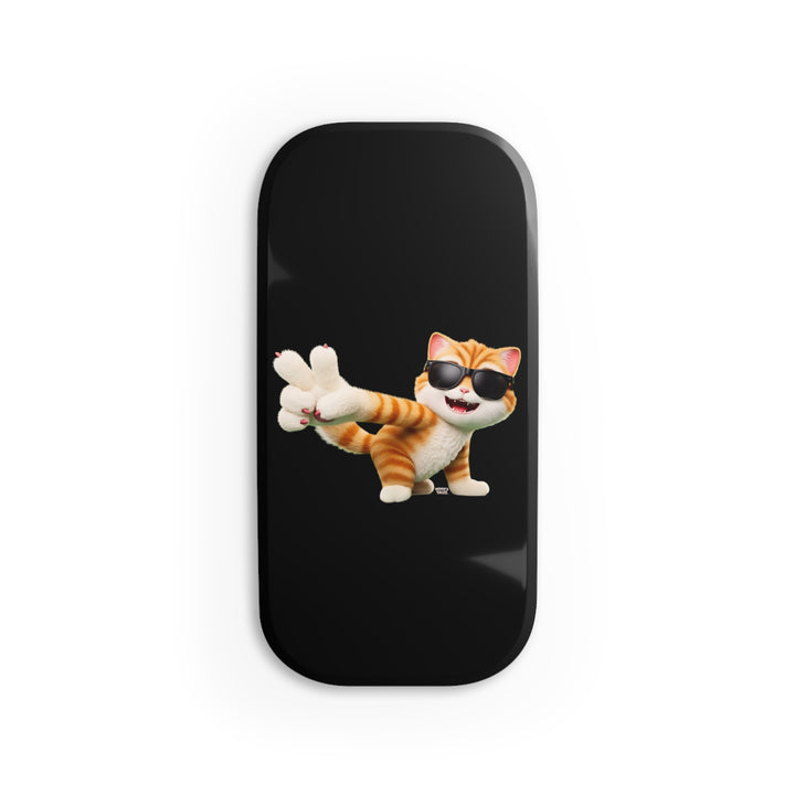 Noah’s Tales™ Tommy Phone Grip Cat Lover Accessory Phone Holder Cute Tech Gadget Fun Gift for Pet Owners