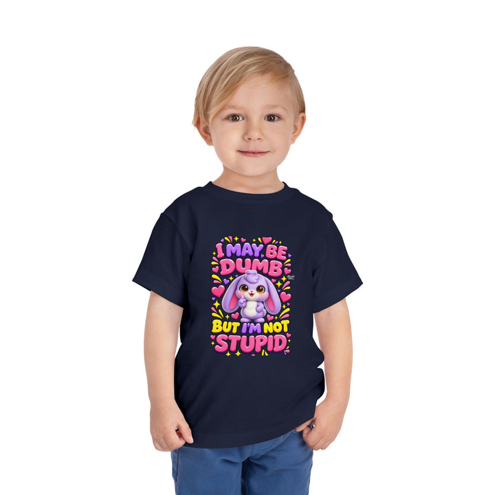Noah’s Tales™ I May Be Dumb But I’m Not Stupid | Lilac Boy's T-Shirt