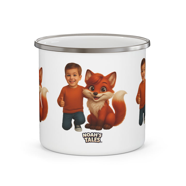 Noah’s Tales™ Personalized Enamel Camping Mug