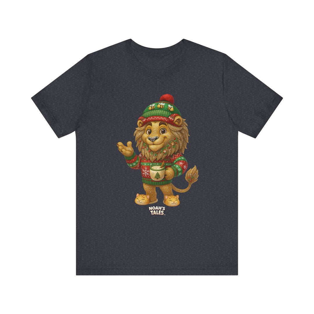 Noah’s Tales™ Christmas Leo Men's Bella T-Shirt