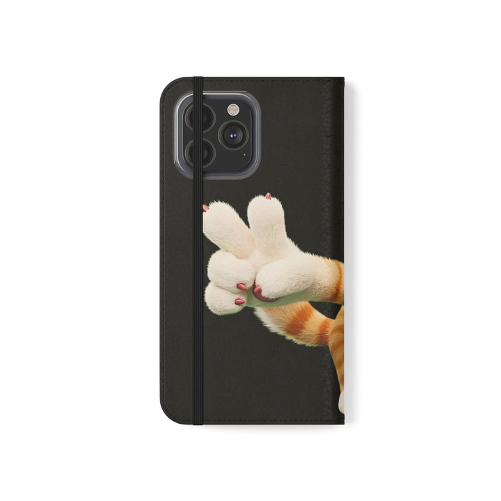 Noah’s Tales™ Tommy Flip Case Cartoon Phone Cover Pet Lover Gift Trendy Smartphone Wallet Animal Print Case