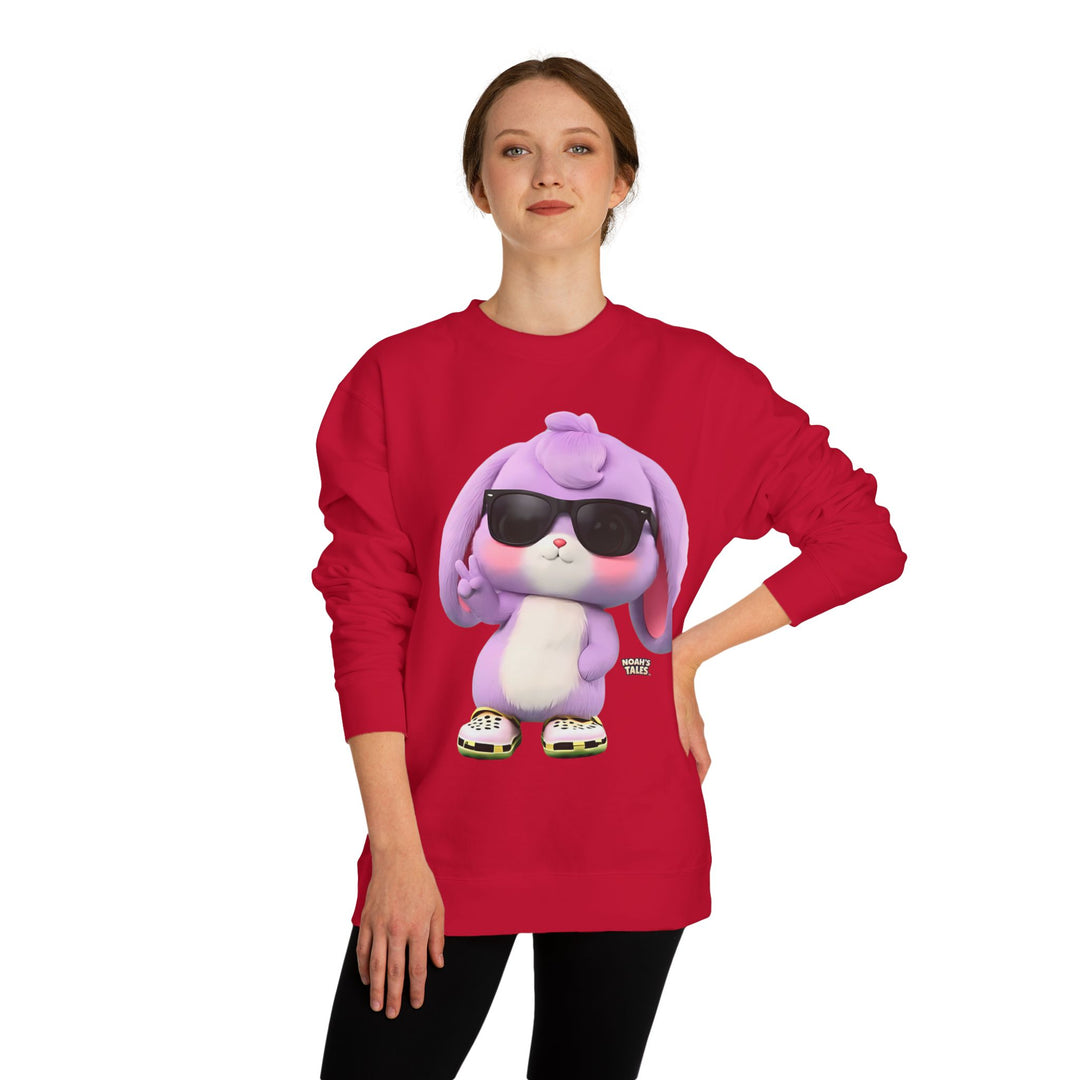 Noah’s Tales™ Cool Lilac Women's Crew Neck Sweatshir