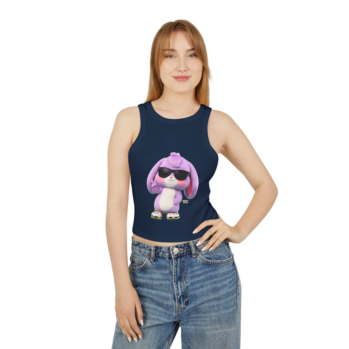 Noah’s Tales™ Trendy Graphic Tank Top for Women Cute Casual Wear Summer Outfit Gift for Her Cute Animal Illustration