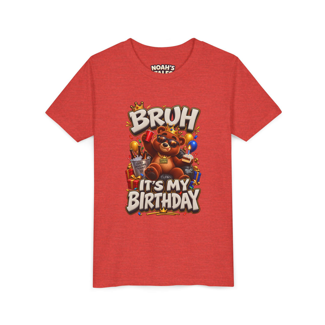 Noah’s Tales™ Bruh It’s My Birthday | Baxter Girl's Bella T-Shirt