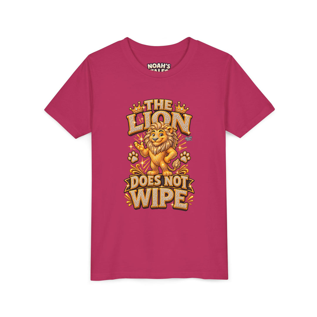 Noah’s Tales™ The Lion Does Not Wipe | Leo Girl's Bella T-Shirt