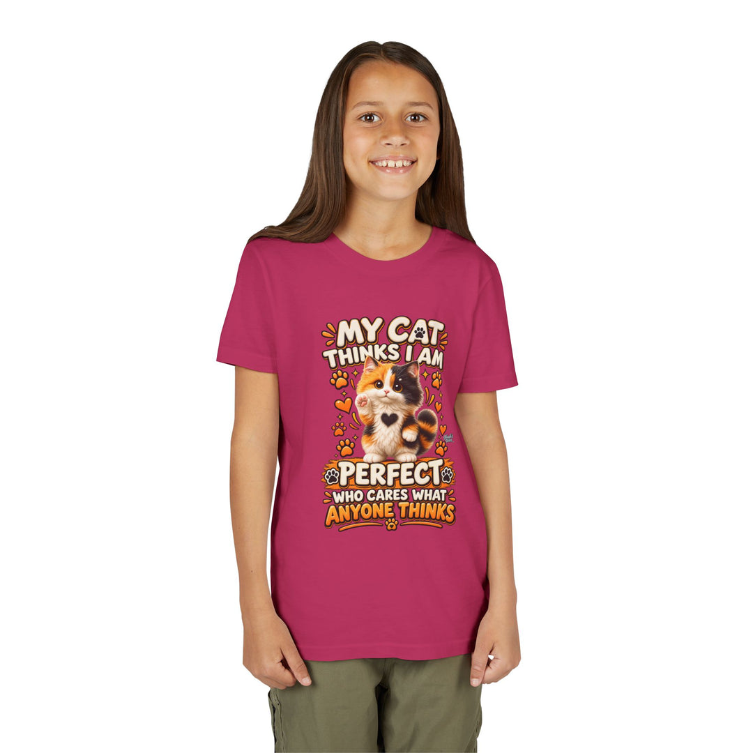Noah’s Tales™ My Cat Thinks I Am Perfect | Tommy Girl's Bella T-Shirt