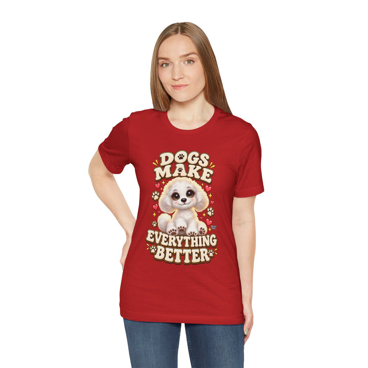 Noah’s Tales™ Dogs Make Everything Better | Coco Women's Bella T-Shirt