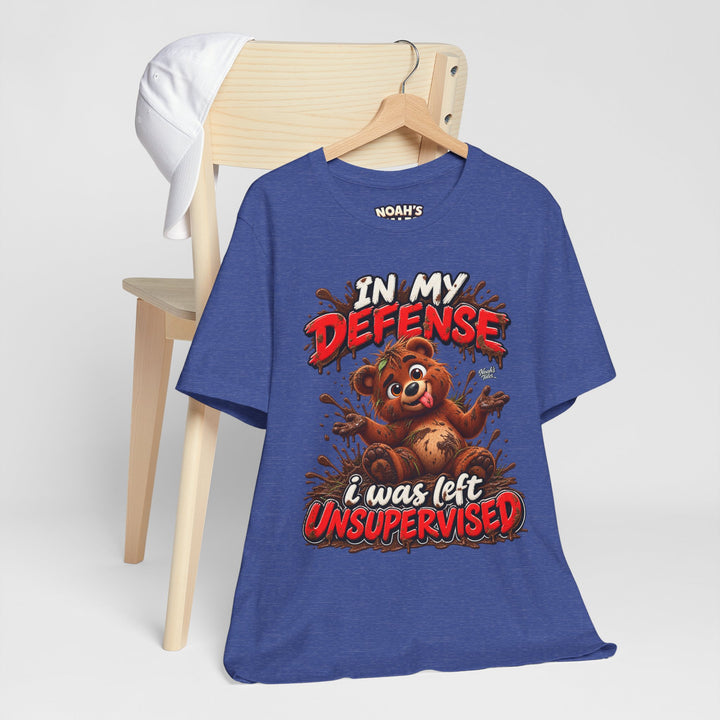 Noah’s Tales™ In My Defense I Was Left Unsupervised | Baxter Women's Bella T-Shirt