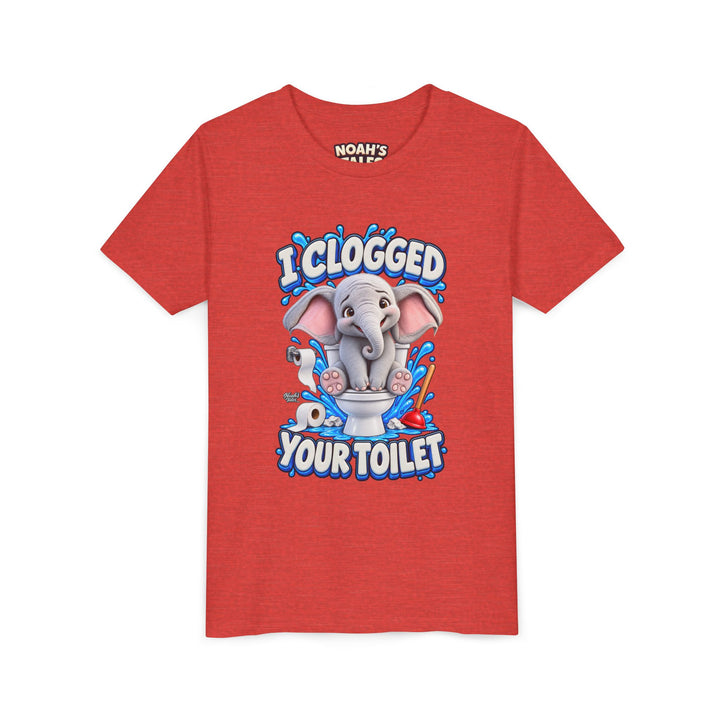 Noah’s Tales™ I Clogged Your Toilet | Ellie Belle Girl's Bella T-Shirt