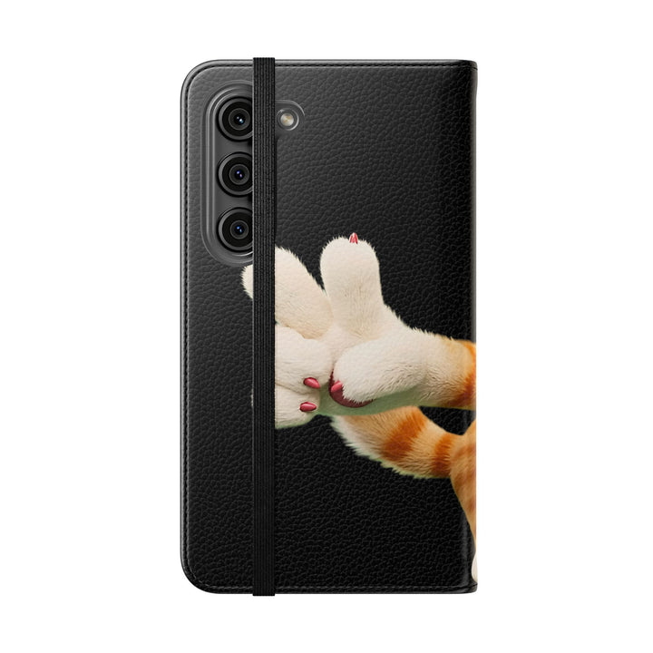 Noah’s Tales™ Tommy Flip Case Cartoon Phone Cover Pet Lover Gift Trendy Smartphone Wallet Animal Print Case