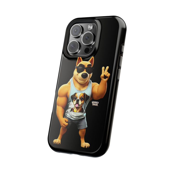 Noah’s Tales™ Ranger Magnet Phone Case Pet Lover Phone Cover Funny Phone Case Unique Gift for Dog Owners Quirky Dog Design