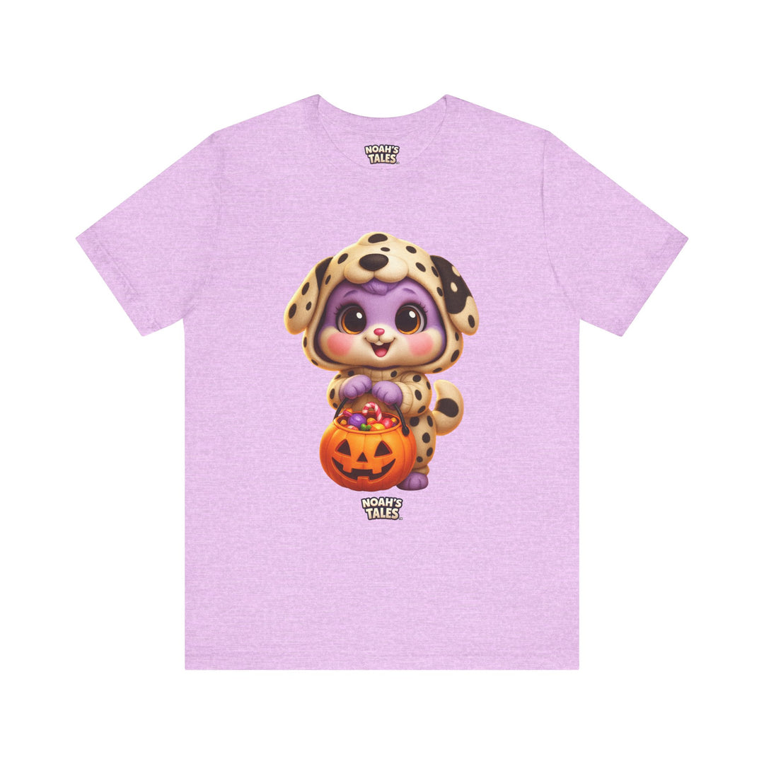 Noah’s Tales™ Halloween Lilac Men's Bella T-Shirt